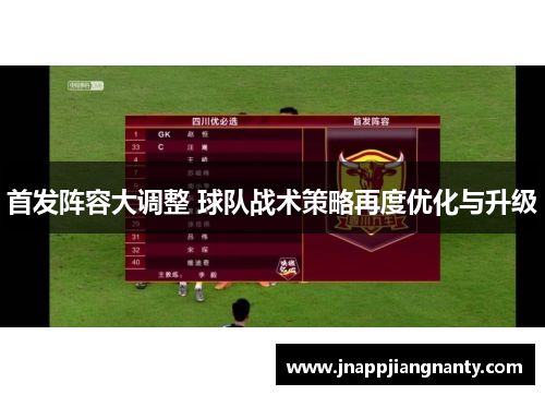 首发阵容大调整 球队战术策略再度优化与升级